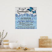 娘に蝶ギフト娘誕生日 ポスター (キッチン)