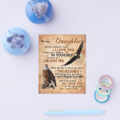 娘に贈り物、パパ、娘、鷲の恋人 チラシ (シングル)