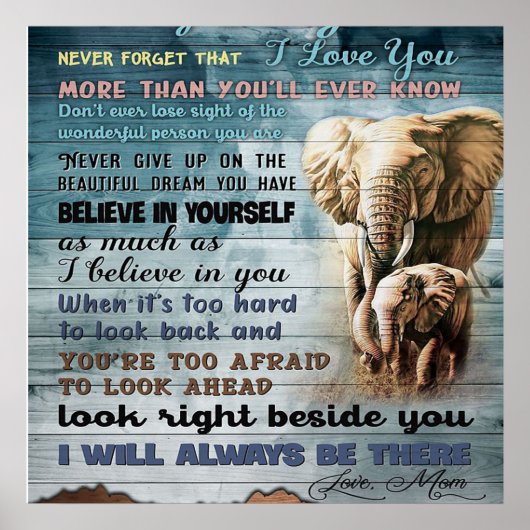 娘に贈り物、娘に手紙 ポスター (正面)