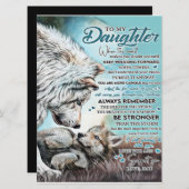 娘に贈り物、娘の誕生日 メニュー (正面/裏面)