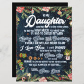 娘に贈るクリスマス・レター メニュー (正面/裏面)