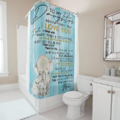娘に |お子様への贈り物 シャワーカーテン (インサイチュ)