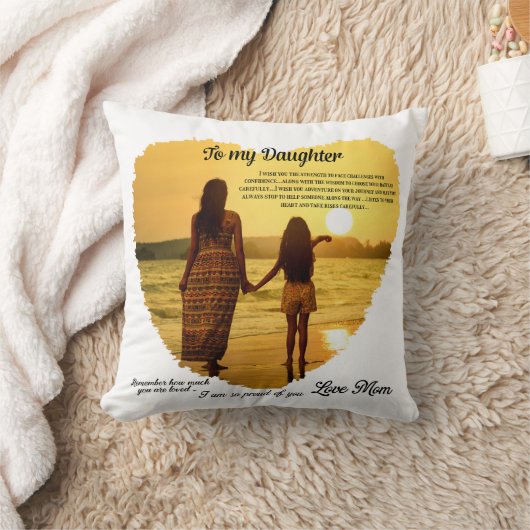 娘に クッション (ブランケット)