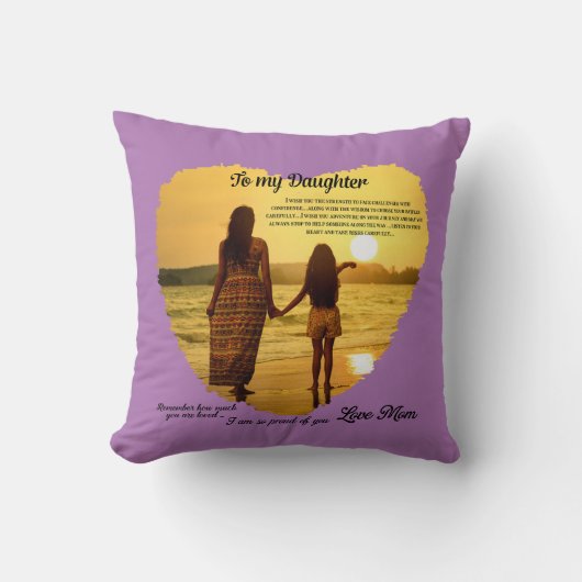 娘に クッション (正面)