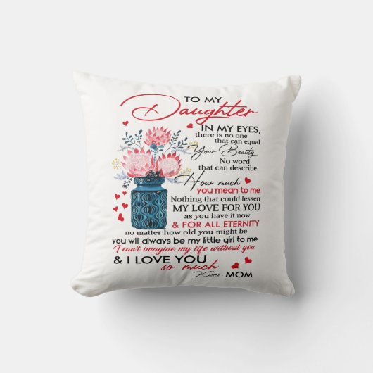 娘に クッション (正面)