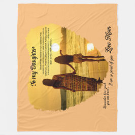 娘に フリースブランケット