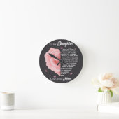 娘に ラウンド壁時計 (ホーム)