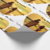 娘に ラッピングペーパー (角)