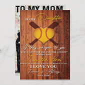 娘に |私の娘の贈り物かわいい シーズンカード (正面/裏面)