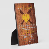 娘に |私の娘の贈り物かわいい フォトプラーク (側面)