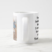 娘のおもしろいコーヒーマグからの父の日贈り物 ジャンボコーヒーマグカップ (裏面)