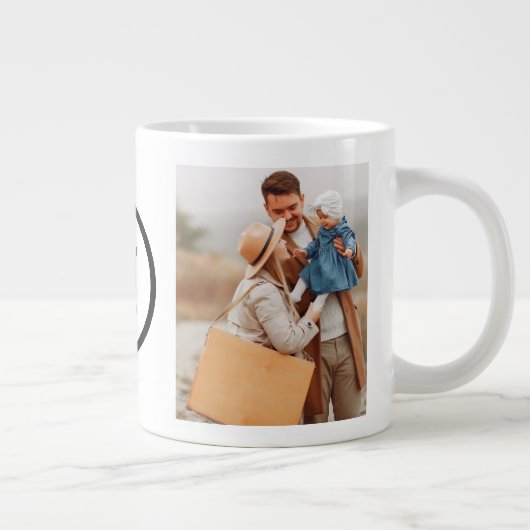 娘のおもしろいコーヒーマグからの父の日贈り物 ジャンボコーヒーマグカップ (右)
