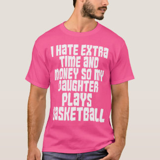 娘のおもしろいバスケパパ応援ファンG Tシャツ