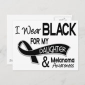 娘のために黒を着る 42 メラノーマ ポストカード (正面/裏面)
