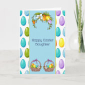 娘のためのイースターカード カード (正面)
