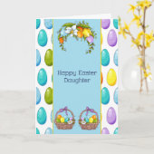 娘のためのイースターカード カード (黄色い花)