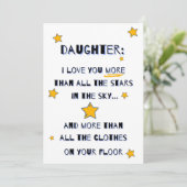 娘のためのカード、娘の誕生日カード シーズンカード (スタンド正面)