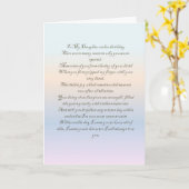 娘のためのバースデー・カード カード (黄色い花)