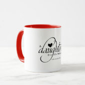 娘のためのパーソナライズで甘いギフト マグカップ (正面左)