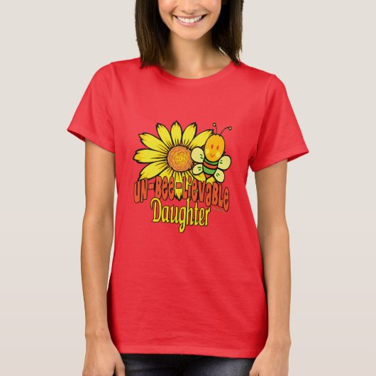 娘のためのファンキーなギフト Tシャツ (正面)