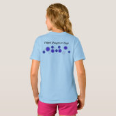 娘のための子供のTシャツの今日のプレゼント Tシャツ (裏面フル)