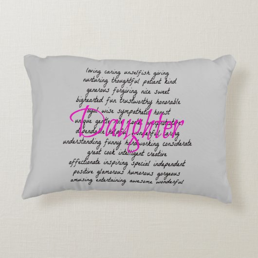 娘のための言葉 アクセントクッション (裏面)