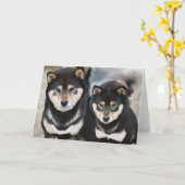 "娘のような父のように、" カード (黄色い花)