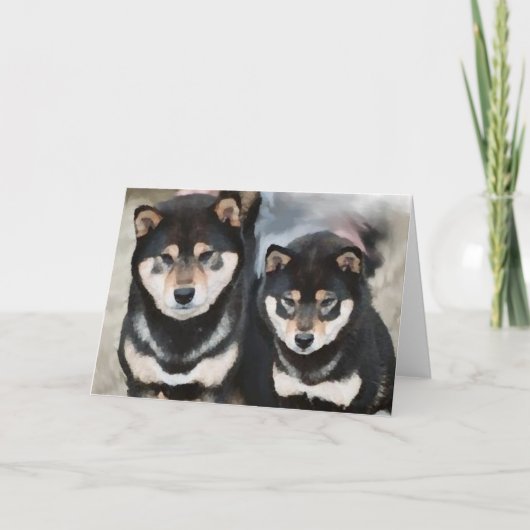 "娘のような父のように、" カード (正面)