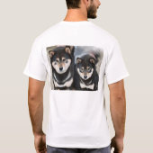 "娘のような父のように、" Tシャツ (裏面)