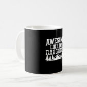 娘のようにすごい 登山 パパ コーヒーマグカップ (正面左)