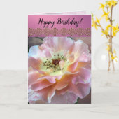 娘のカード カード (黄色い花)