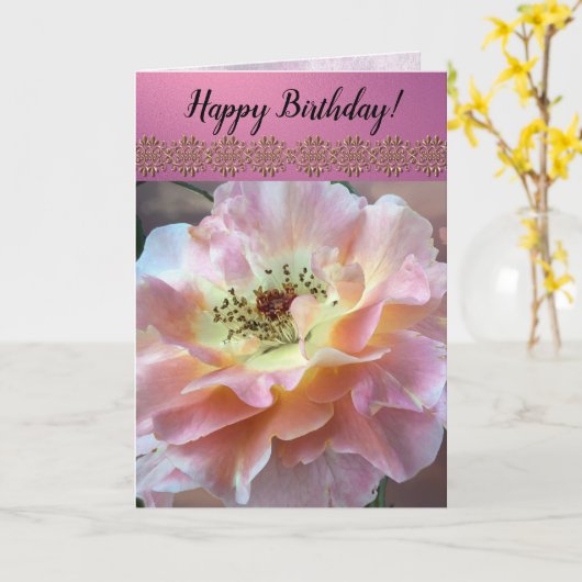 娘のカード カード (黄色い花)