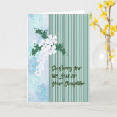 娘のグリーンを失った際のカード カード (黄色い花)