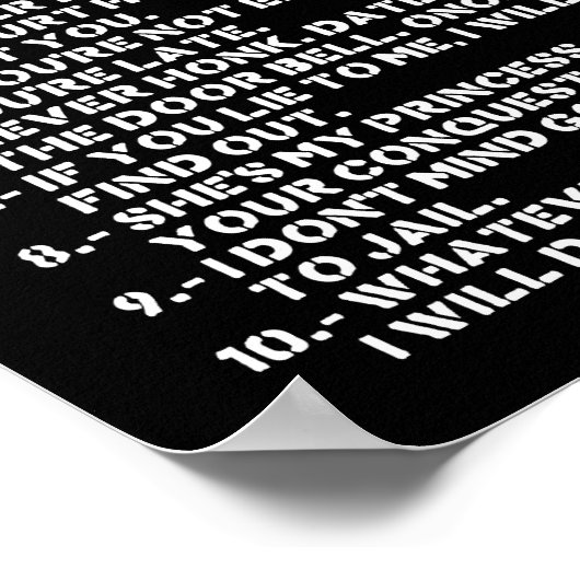 娘のデートすることの規則 ポスター (角)