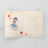 娘のバレンタインデーカード シーズンカード (内部)