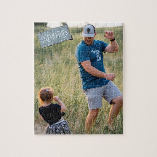 娘のピザとの思い出 ジグソーパズル (縦)