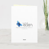 娘のラグドールの初誕生日 カード (裏面)