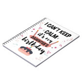 娘の保誕生日は落ち着かない ノートブック (左側)