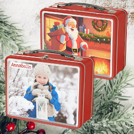 娘の写真 | サンタデリバリプレゼント | キッズ メタルランチボックス