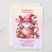 娘の初めてのクリスマス シーズンカード (正面)