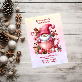 娘の初めてのクリスマス シーズンカード