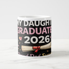 娘の卒業おめでとう 2026 ジャンボコーヒーマグカップ