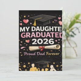 娘の卒業おめでとう 2026 招待状