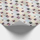 娘の卒業のギフト用包装紙のカスタムな写真の紙 ラッピングペーパー (角)