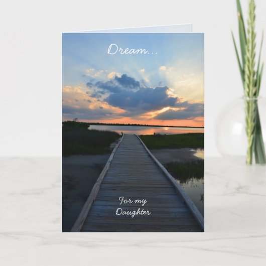 娘の卒業カード カード (正面)