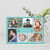 娘の卒業写真コラージュのお知らせ 招待状 (スタンド正面)