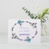 娘の卒業式への招待 招待状 (スタンド正面)