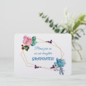 娘の卒業招待状 招待状 (スタンド正面)