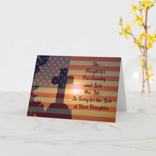 娘の国を失ったときの共感書 カード (黄色い花)