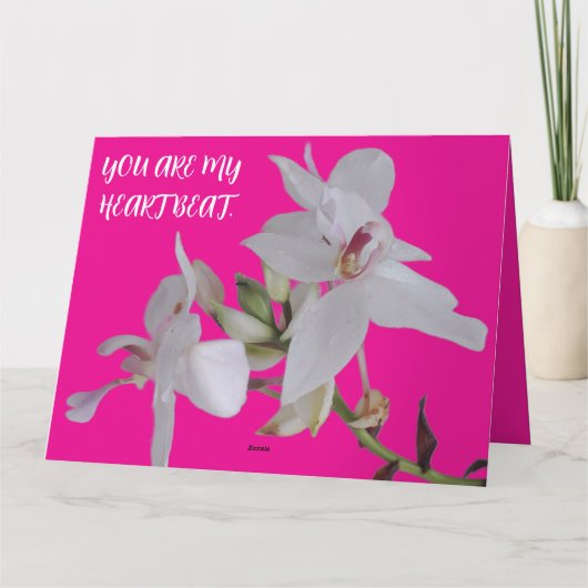 娘の姉妹友人のための誕生日の花の贈り物 カード (裏面)